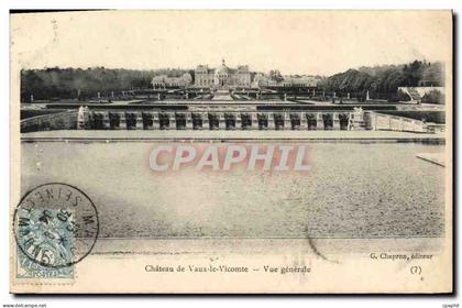 CPA Chateau de Vaux le Vicomte Vue generale