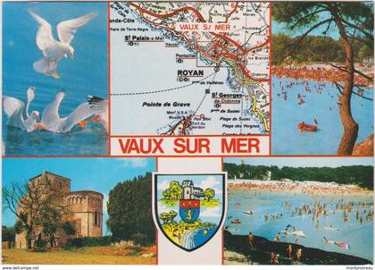 Charente  maritime  :  VAUX  sur  MER  : vue  1989
