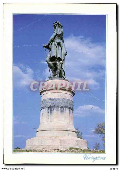 CPM Alise Sainte Reine Venarey les Laumes Venarey les Laumes Statue de Vercingeforix