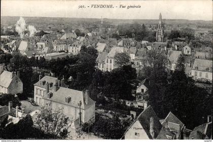 Vendome CPA Vue generale
