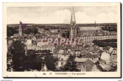 Vendome CPA Vue generale