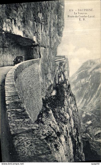 CPA Dauphine Le Vercors Route de Combe Laval