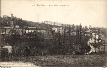Verdelais CPA Vue generale