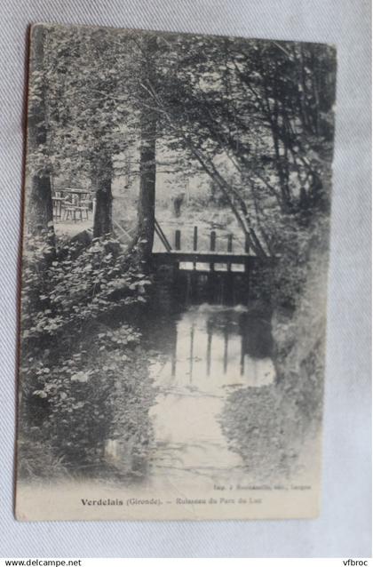 Verdelais, ruisseau du parc du Luc, Gironde 33
