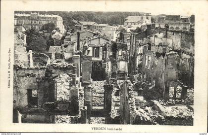 CPA Verdun bombarde