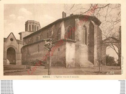 31.  VERFEIL .  L'Eglise vue de l'Abside .
