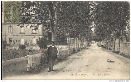 Gard-Vergèze- Rue Emile-Jamai.