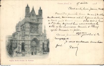 CPA Vernon Eglise Notre Dame de Vernon
