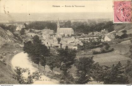 CPA Vernon Entree de Vernonnet