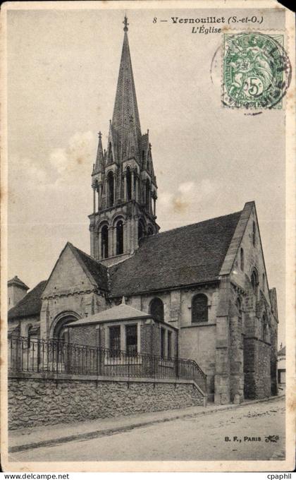 CPA Vernouillet L eglise