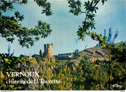 CPM Vernoux en Vivarais Ardeche Chateau de la Tourette