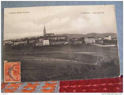 VERNOUX (ARDECHE) LES CHATEAUX. VUE GENERALE