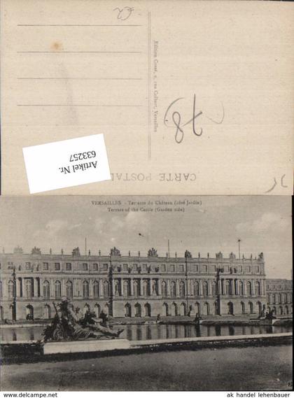 633257,Versailles Terrasse du Chateau Schloss France