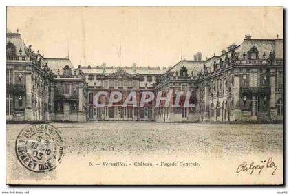 CPA Versailles Chateau Facade Centrale