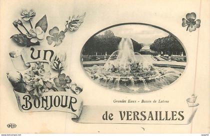 CPA Bonjour de versailles