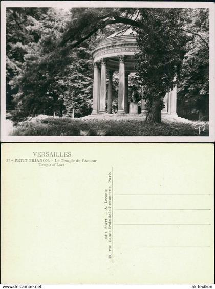 CPA Versailles Petit Trianon - Le Temple de l' Amour 1950