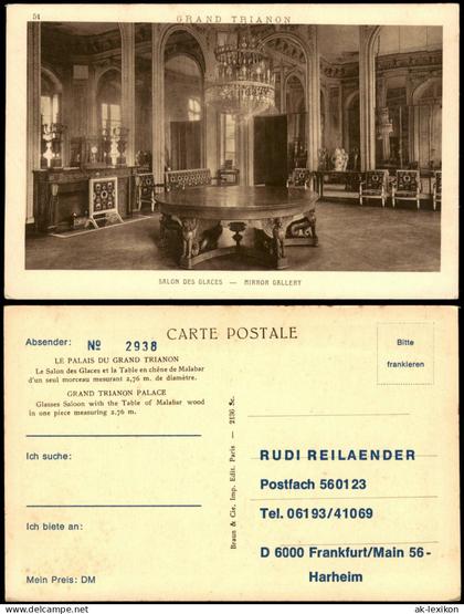 Versailles Schloss Versailles GRAND TRIANON SALON DES GLACES 1934