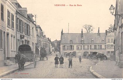 CPA 02 VERVINS RUE DE PARIS