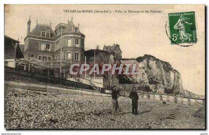 CPA Veules les Roses Villa la Terrasse et les Falaises