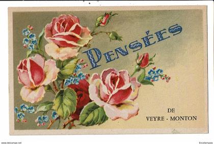 CPA Carte Postale France-Pensées de Veyre Monton-VM12542