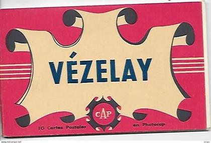 Carnet de 10 CP Vézelay
