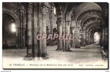 CPA Vezelay Basilique de la Madeleince