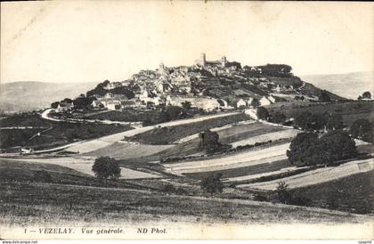 CPA Vezelay Vue generale