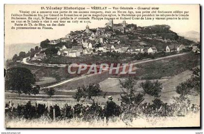 CPA Vezelay Vue Generale
