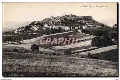 Vezelay CPA Vue generale