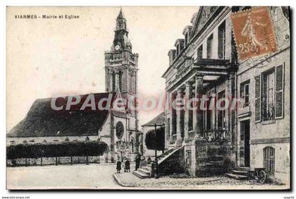 CPA Viarmes Mairie Et Eglise