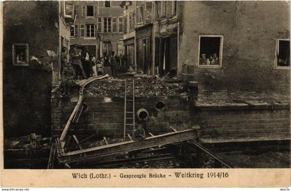 CPA AK VIC-sur-SEILLE - VIC a. d. SEILLE - WICH - Gesprengte Brucke (387831)