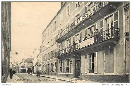 depts div- allier -ref 748- vichy -hotel maussant -annexe de l hopital temporaire no 50 - carte bon etat  -