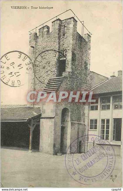 CPA Vierzon Tour historique