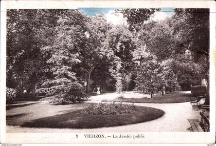 Vierzon - Le Jardin Public - CPA