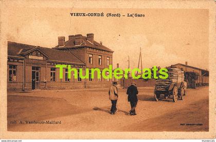CPA 59 VIEUX CONDE LA GARE