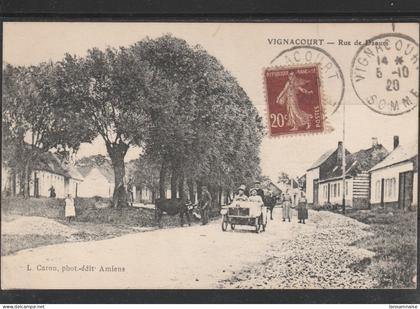 80 - VIGNACOURT - Rue de Daours