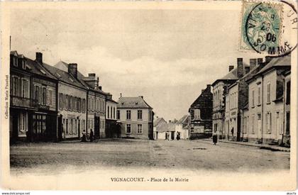 CPA Vignacourt Place de la Mairie (1497984)