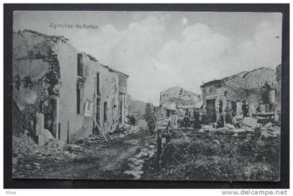 55 Vigneulles-lès-Hattonchâtel ruine carte allemande    D55D  K55551K  C55551C RH043911