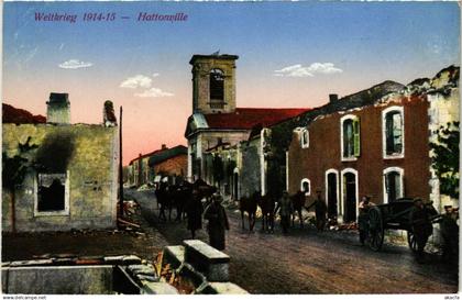 CPA Vigneulles-les-Hattonchatel - Hattonville - Rue - Ruines (1036923)