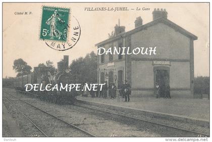 53 // VILLAINES LA JUHEL    La gare