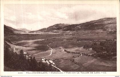 CPA Villard de Lans Panorama Vue sur la Valle de Lans