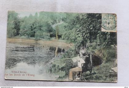 Ville d'Avray, sur les bords de l'étang, pêche, Hauts de Seine 92