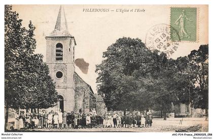 AYCP14-1347-89 - VILLEBOUGIS - L'église et l'école
