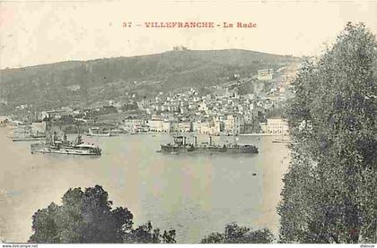 06 - Villefranche sur Mer - La Rade - Animée - Bateaux - CPA - Voir Scans Recto-Verso