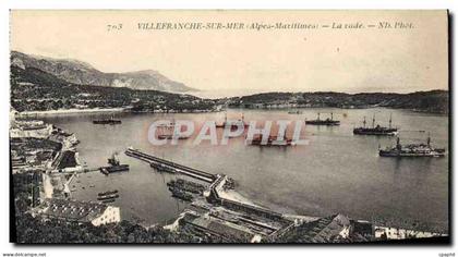 CPA Villefranche sur mer Alpes Maritines La rade Bateaux