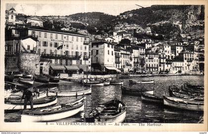 CPA Villefranche Sur Mer Au Port The Harbour Bateaux