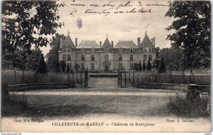 40 - VILLENEUVE de MARSAN -- Château  de Ravignan