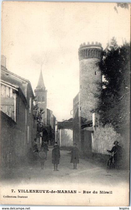 40 - VILLENEUVE de MARSAN -- Rue de Mirail