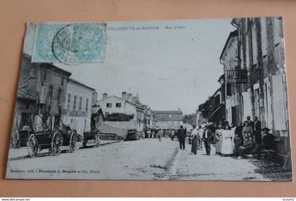 villeneuve de marsan - rue d'aire - 1905