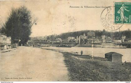CPA Panorama de Villeneuve Saint Georges